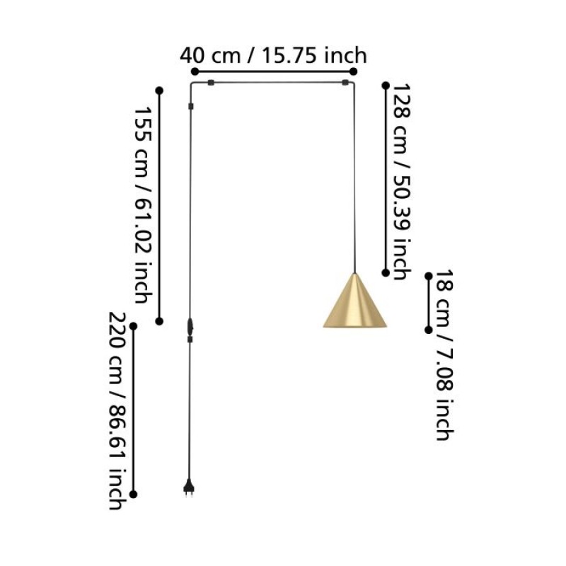 Підвісний світильник Eglo 900975 NARICES pendant light