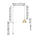 Підвісний світильник Eglo 900975 NARICES pendant light