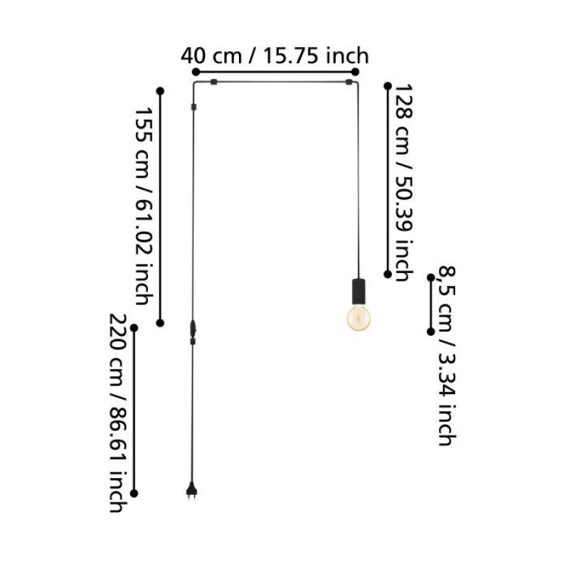 Підвісний світильник Eglo 900976 PINETINA pendant light