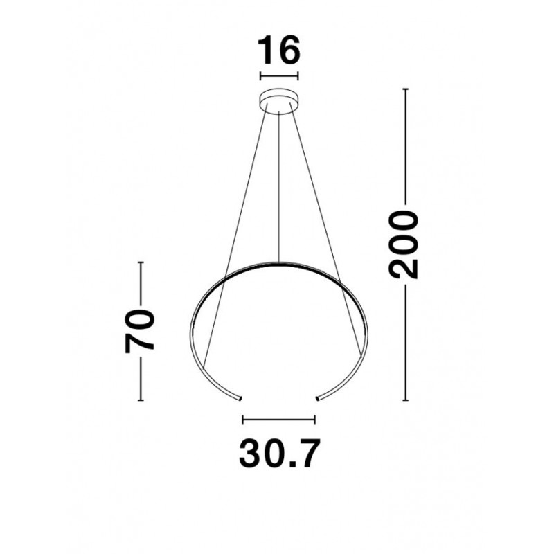 Люстра Nova Luce 9010023 Breda, 30 Вт, 1480 лм, 3000K