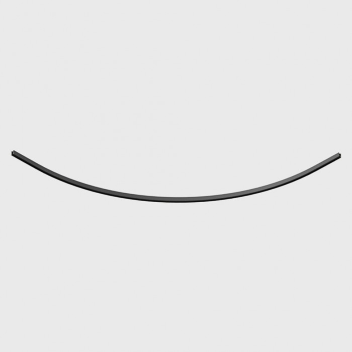 Накладний радіальний кут PICO_LINE ARC S, R600mm, 700x700mm, H15mm, чорний (16.SC60.BK)