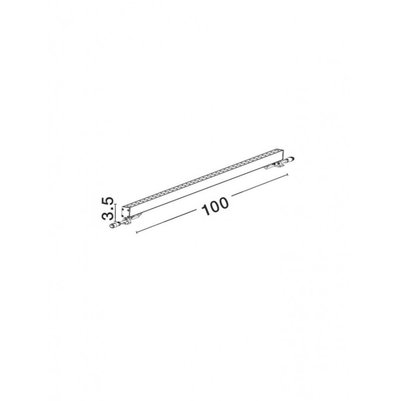 Прожектор Nova Luce 9011102 Wall Washer, 15 Вт, 1200 лм, 3000K