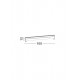 Прожектор Nova Luce 9011162 Wall Washer, 48 Вт, 4700 лм, 3000K