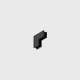 Соединитель встроенный PICO_LINE CORNER S IN, черный (16.S90IN.BK)