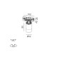 Прожекторный светильник LTX IN_RING ZOOM, D52mm, H90mm, LED 13W, 3000К, белый (09.0599.13.930.WH)