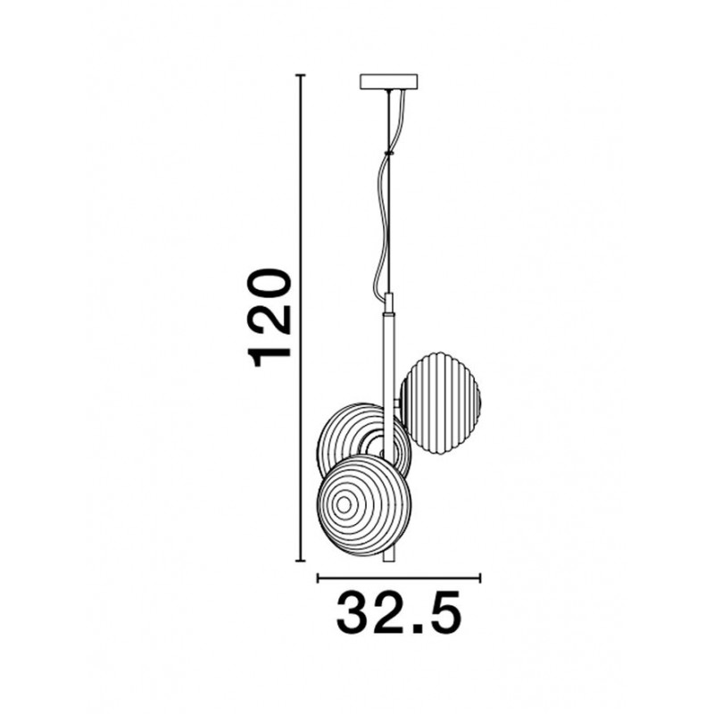 Люстра Nova Luce 9028849 Allen