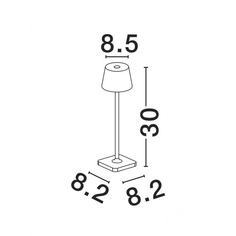 Настольная лампа Nova Luce 9030563 Deck, 1.5 Вт, 121 лм, 3000К