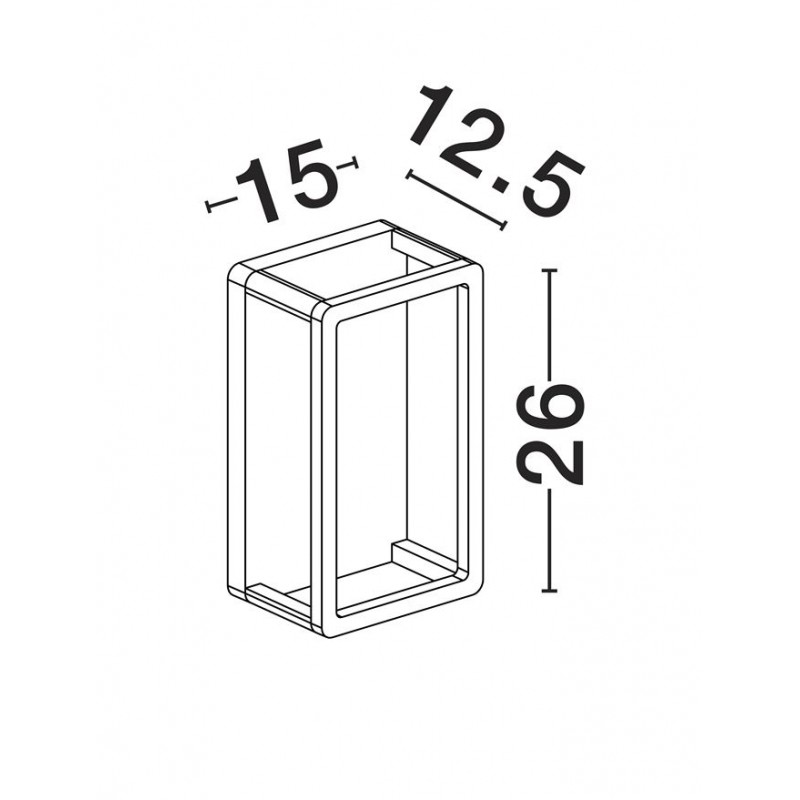Настенный светильник Nova Luce 9030570 Vel, 9 Вт, 244 лм, 3000К