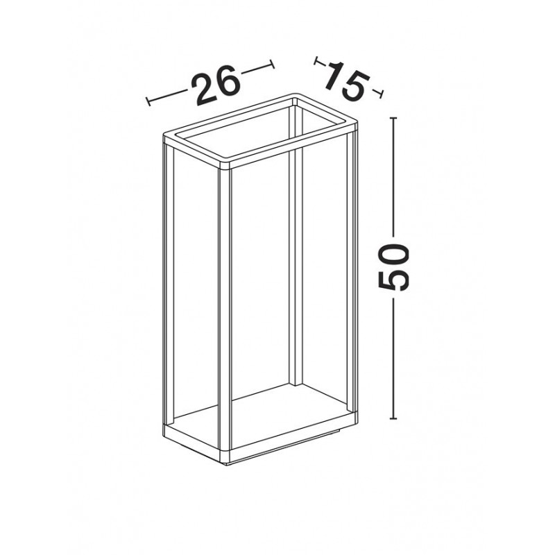 Парковый светильник Nova Luce 9030571 Vel, 9 Вт, 344 лм, 3000К