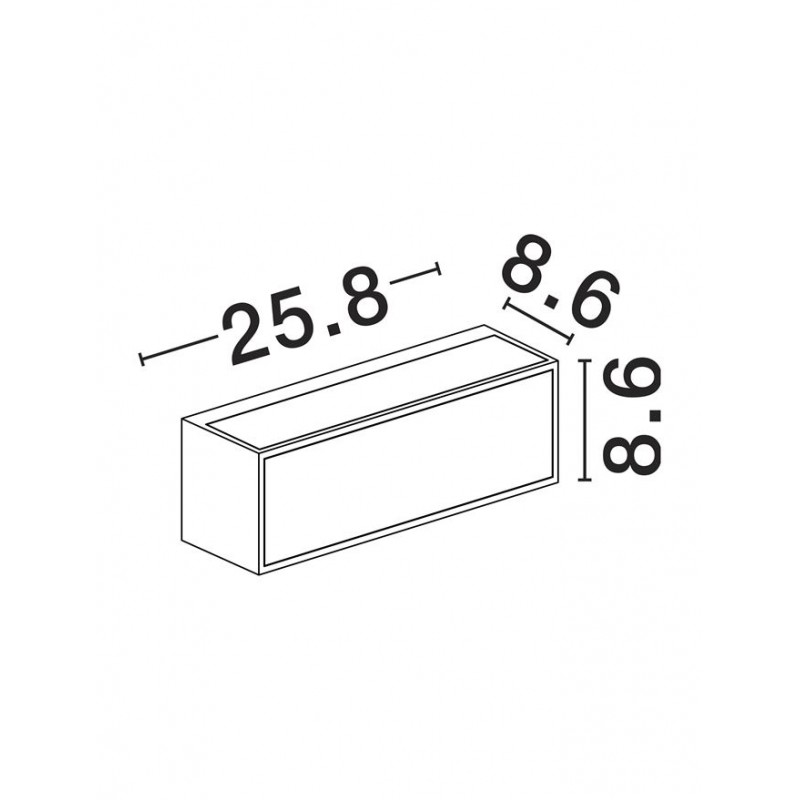 Настенный светильник Nova Luce 9030584 Brown, 2 Вт, 83 лм, 3000К