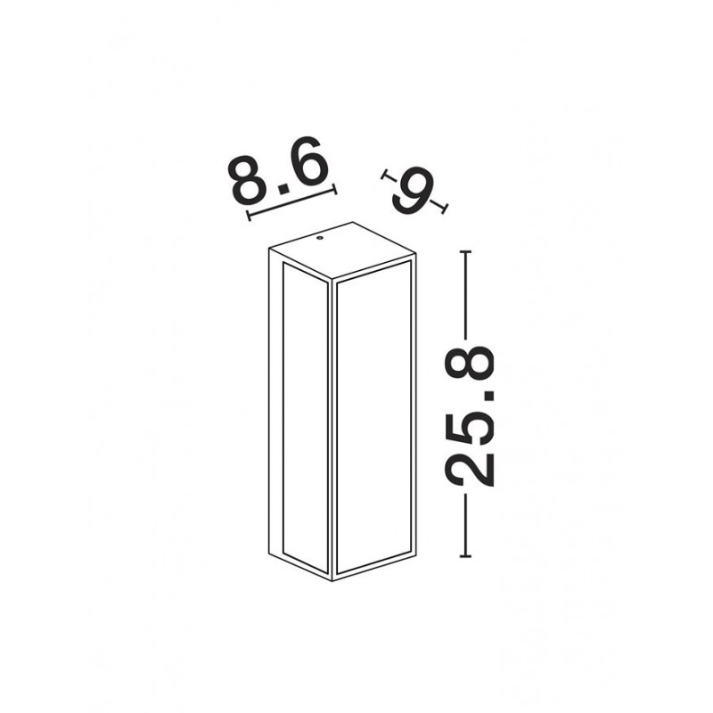 Настенный светильник Nova Luce 9030633 Astral, 10 Вт, 192 лм, 3000К