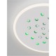 Люстра - Nova Luce 9030651 Astro, 40 Вт, 3476 лм, 3000К+RGB