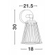 Бра - Nova Luce 9060208 Carina, 6 Вт, 280 лм, 3000K