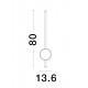 Настенный светильник Nova Luce 9061428 Clock, 22 Вт, 1560 лм, 3000K