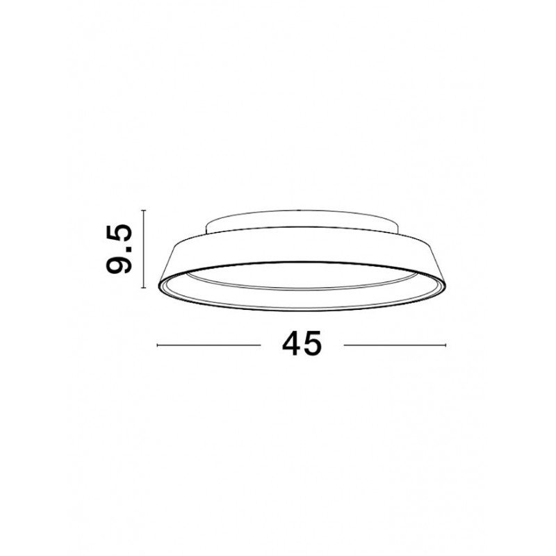 Стельовий світильник Nova Luce 9081260 Vela, 30 Вт, 1665 лм, 3000K