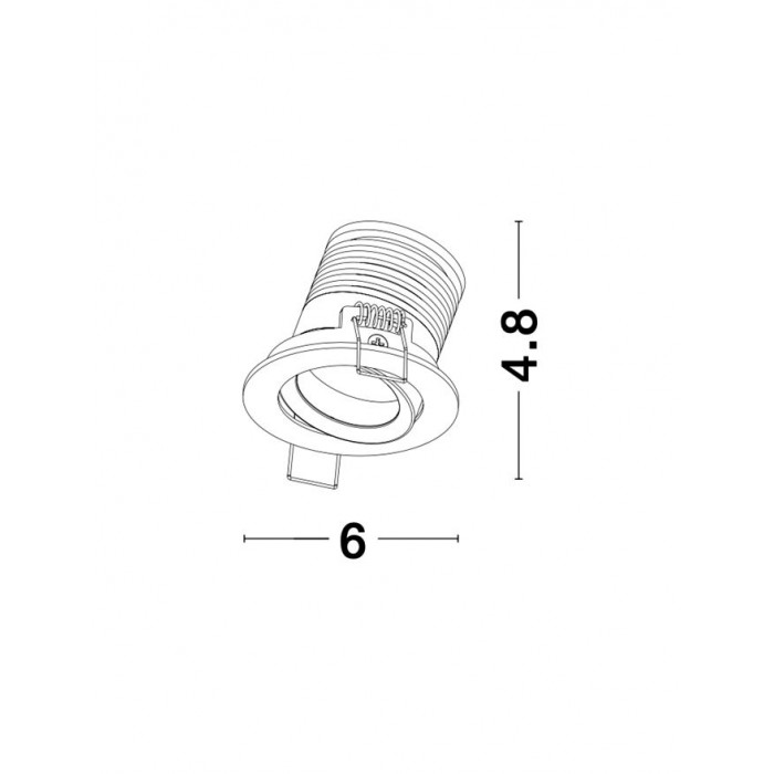 Точковий світильник Nova Luce 9097022 Tif, 2 Вт, 148 лм, 3000K