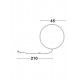 Бра Nova Luce 9108312 Ring, 18 Вт, 950 лм, 3000K