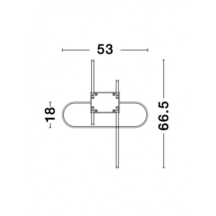 Люстра - Nova Luce 9113841 Arte, 38.4 Вт, 2604 лм, 3000K