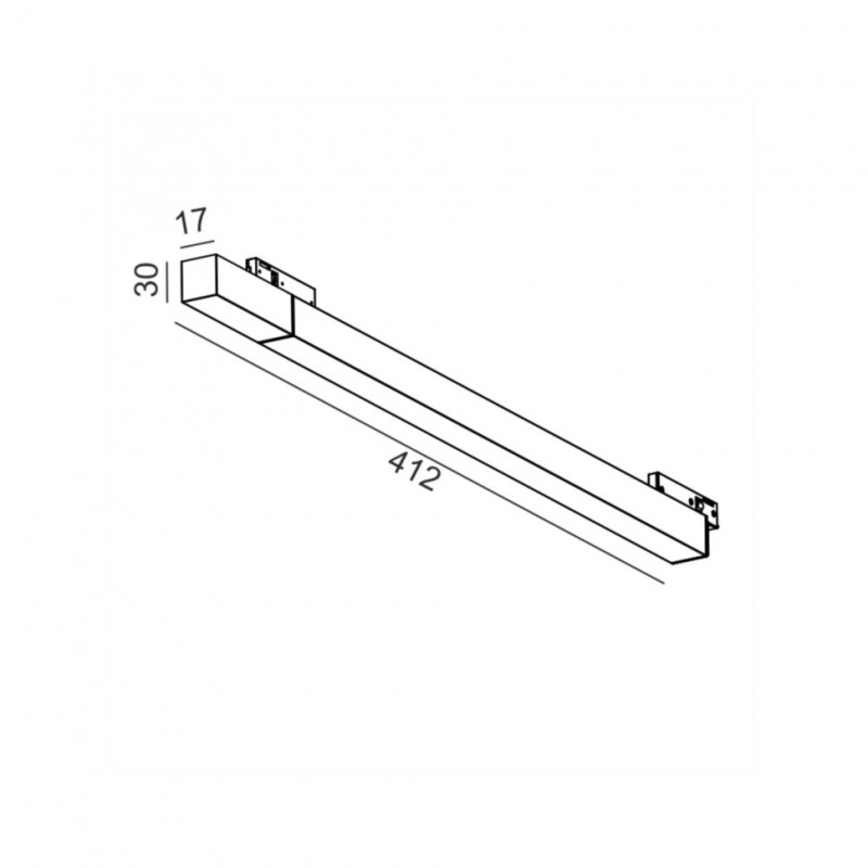 Блок живлення PICO_LINE POWER UNIT 100, L412mm, W17mm, H30mm, чорний (16.PSU.100.BK)