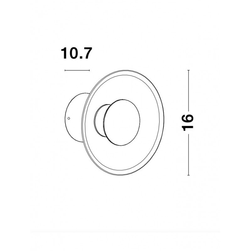 Бра Nova Luce 9118514 Esil, 4 Вт, 245 лм, 3000K