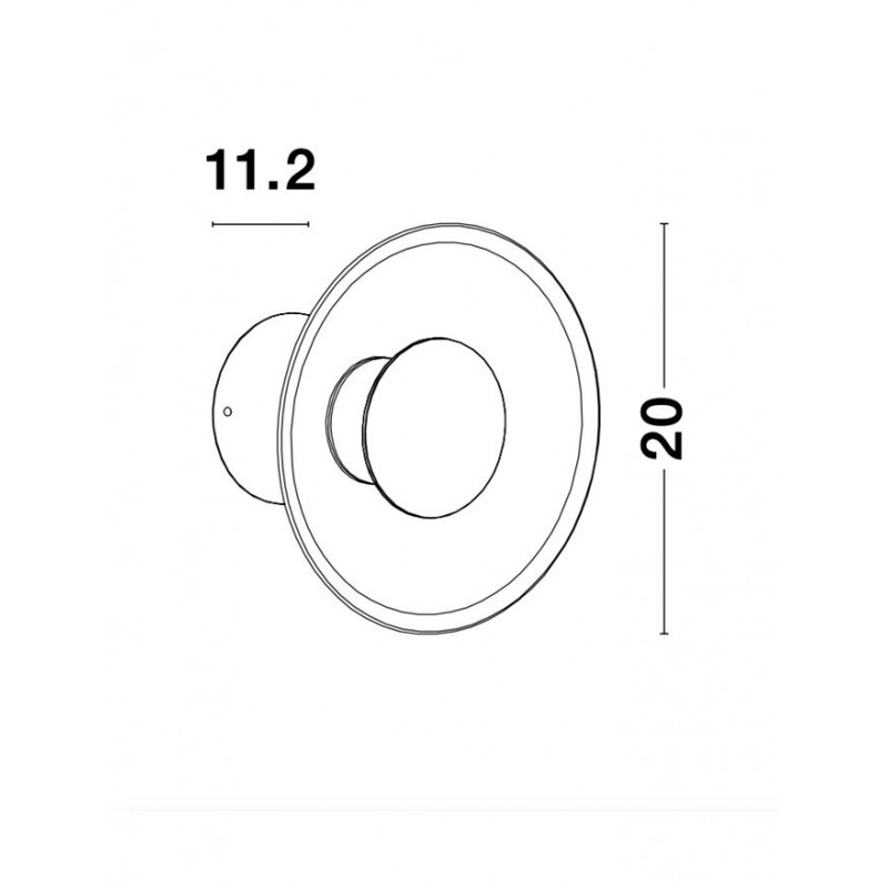 Бра Nova Luce 9118528 Esil, 8 Вт, 536 лм, 3000K