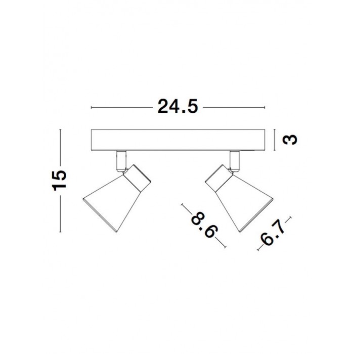 Спот - Nova Luce 9155812 Dublin