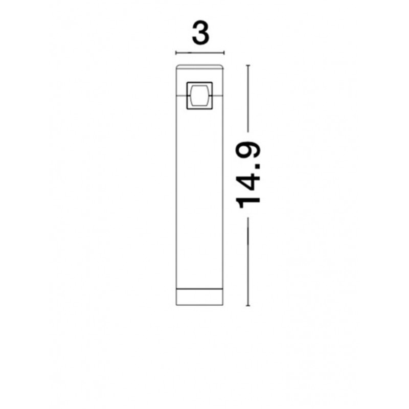 Плафон Nova Luce 9180561 Magnetic Decorative Lighting Systems Bar, 5 Вт, 300 лм, 3000K