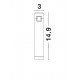 Плафон Nova Luce 9180561 Magnetic Decorative Lighting Systems Bar, 5 Вт, 300 лм, 3000K