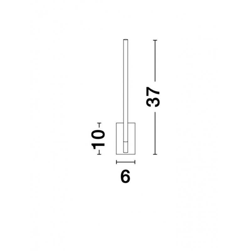 Бра Nova Luce 9180711 Raccio, 4.6 Вт, 280 лм, 3000K