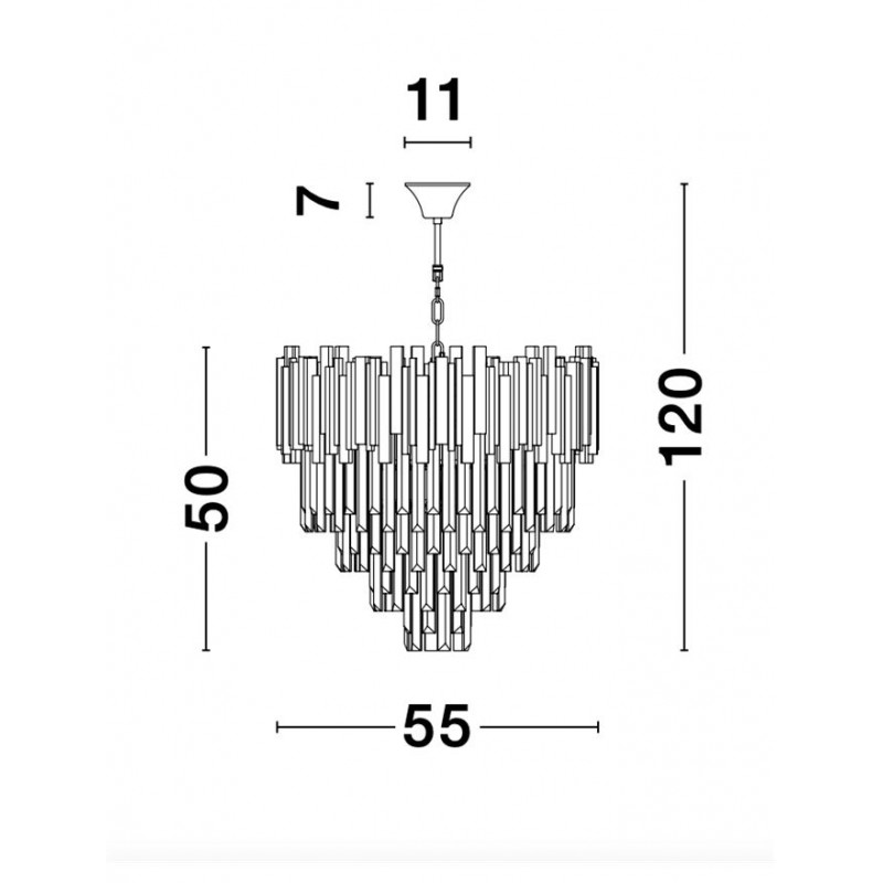 Люстра Nova Luce 9181200 Grane