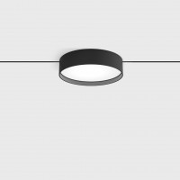Светильник прожекторного типа LTX PICO_LINE DISK, D138mm, H34mm, LED 18W, 3000K, DIM, 24V, опаловый/черный (16.0140.18.930.BK.DIM)