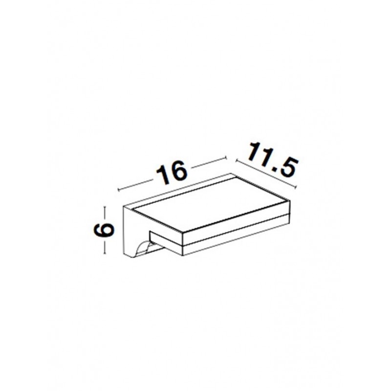 Настенный светильник Nova Luce 9190101 Dyn, 1.5 Вт, 152 лм, 3000K