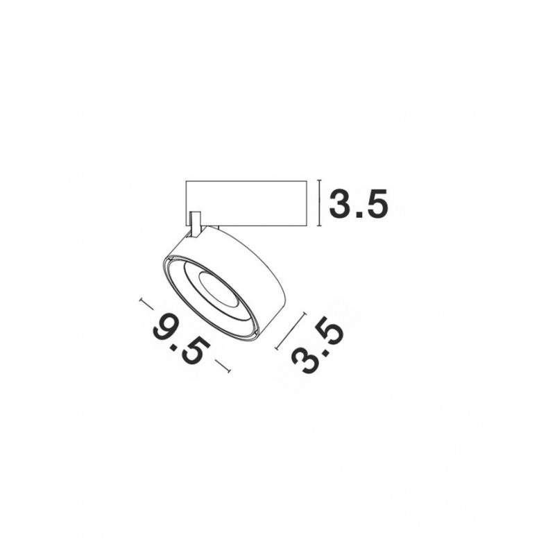 Точечный светильник Nova Luce 92003 Universal, 20 Вт, 1450 лм, 3000K