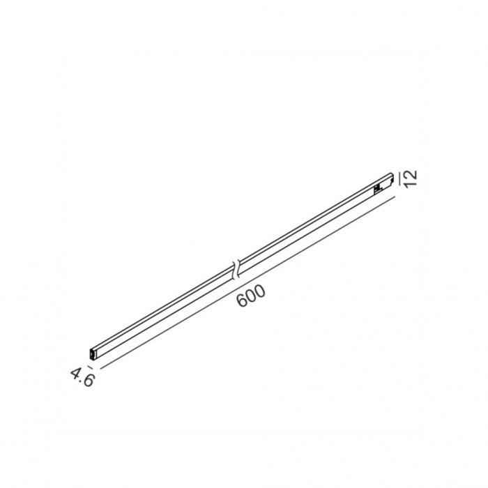 Світильник лінійний LTX PICO_LINE LINEA 600, L600mm, W4.6mm, H12mm, LED 10W, 4000K, DIM, 24V, опаловий/чорний (16.6000.10.940.BK.DIM) Світильник лінійний LTX PICO_LINE LINEA 600, L600mm, W4.6mm, H12mm, LED 10W, 4000K, DIM, 24V, опаловий/чорний (16.6000.10.940.BK.DIM)