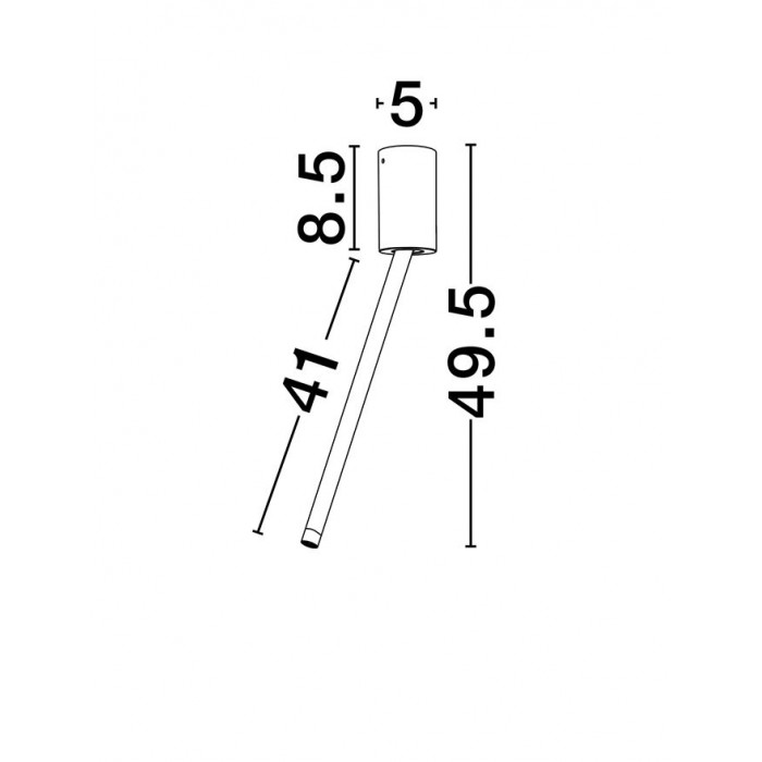 Точечный светильник Nova Luce 9232140 Ornos, 4 Вт, 177 лм, 3000К