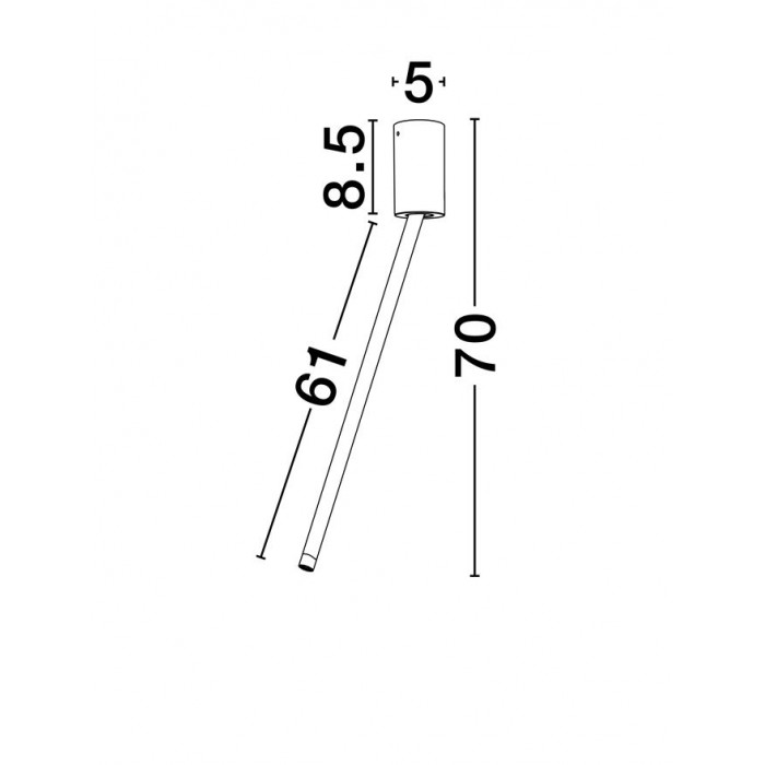 Точковий світильник Nova Luce 9232143 Ornos, 4 Вт, 177 лм, 3000К
