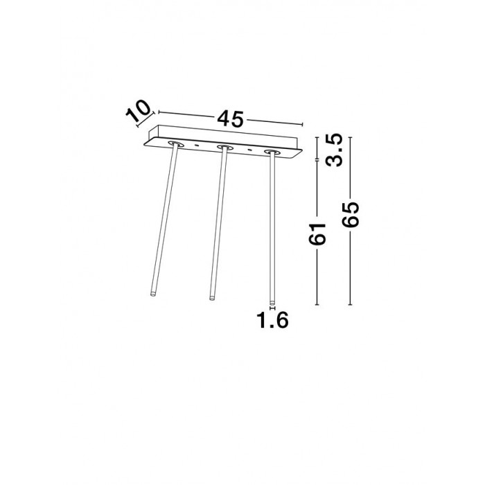 Люстра Nova Luce 9232154 Stilvi, 8 Вт, 214 лм, 3000К