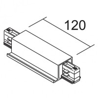 Центральний введення живлення вбудований, білий (7663-10-W31)