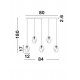 Подвесной светильник Nova Luce 9260235 Ice