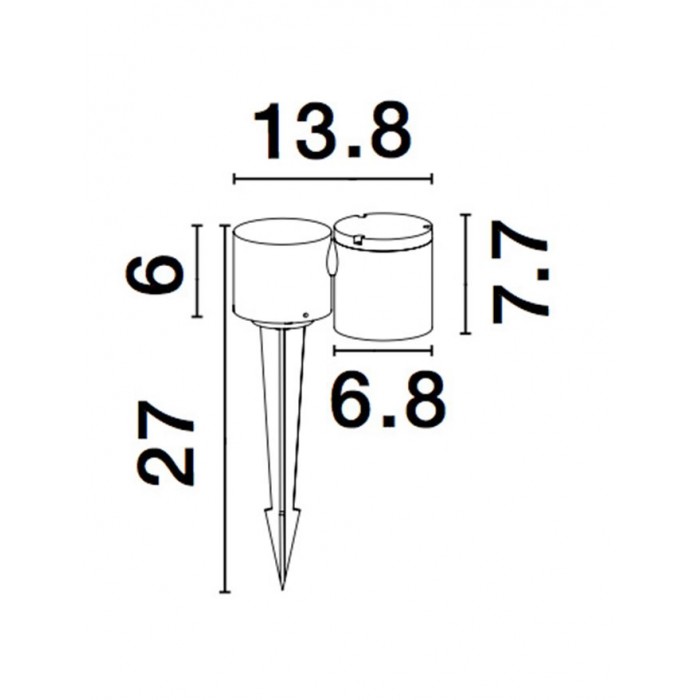 Спот - Nova Luce 9279111 Focus