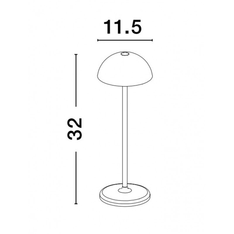 Настольная лампа Nova Luce 9281380 Rose, 2 Вт, 207 лм, 3000K
