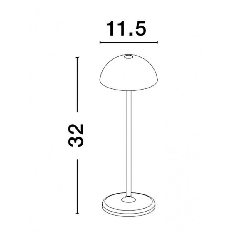 Настольная лампа Nova Luce 9281381 Rose, 2 Вт, 207 лм, 3000K