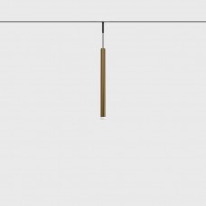 Світильник підвісний LTX PICO_LINE TUB XS P 300, D18mm, H310mm, LED 3W, 3000K, ON/OFF, 24V, латунь (16.0230.3.930.BR)