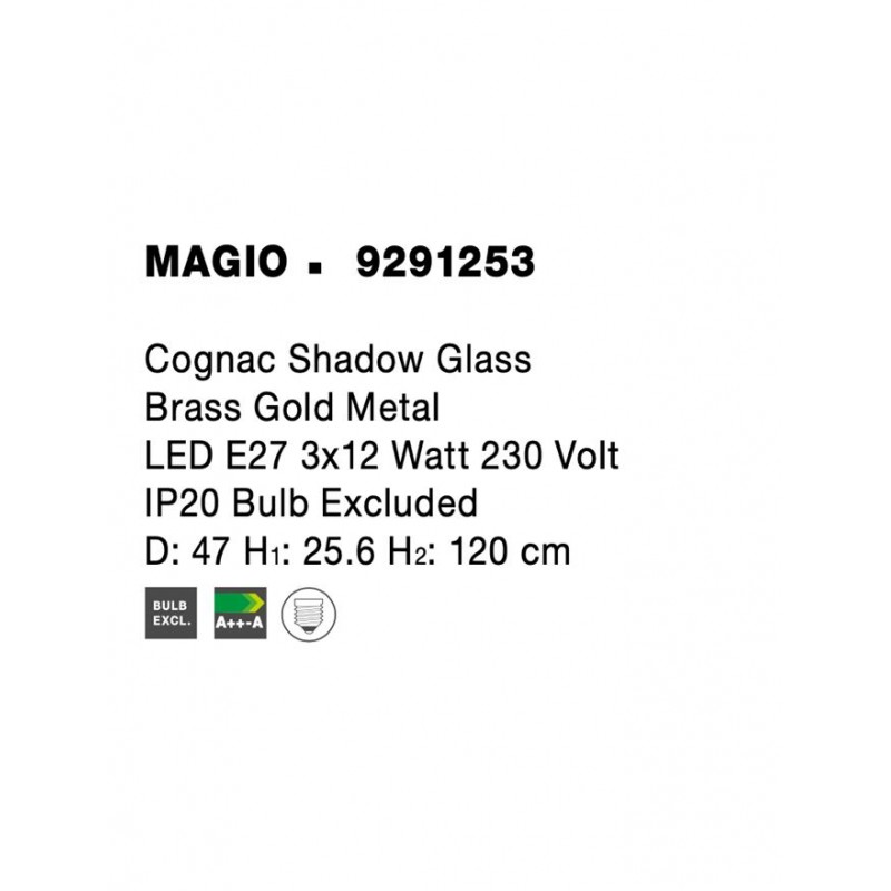 Подвесной светильник Nova Luce 9291253 Magio