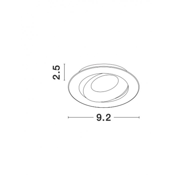 Точковий світильник Nova Luce 9350441 Redo