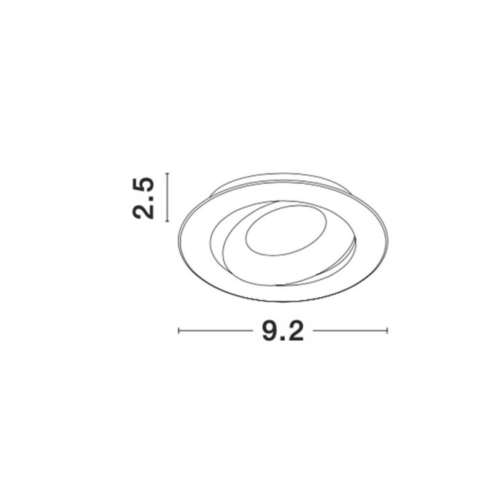 Точковий світильник Nova Luce 9350442 Redo