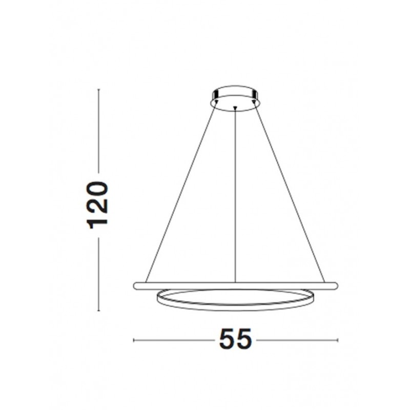 Люстра Nova Luce 9357041 Malvi, 32 Вт, 2745 лм, 3000K