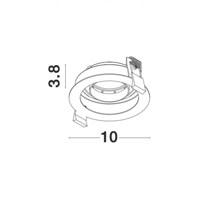 Точковий світильник Nova Luce 9430124 Cedi