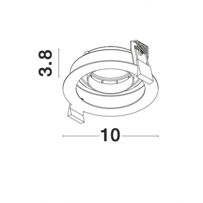 Точковий світильник Nova Luce 9430125 Cedi