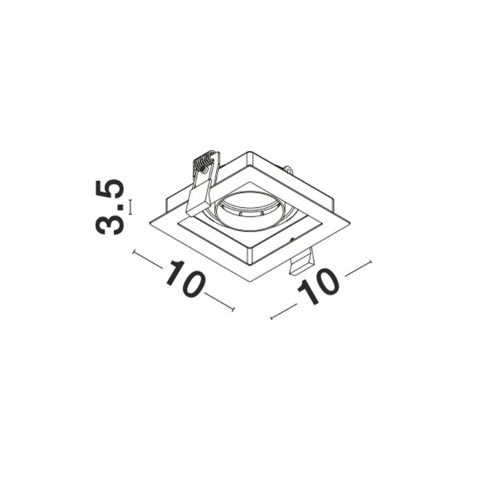 Точковий світильник Nova Luce 9430242 Cedi